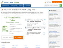 Tablet Screenshot of insurancebrokercompany.co.uk